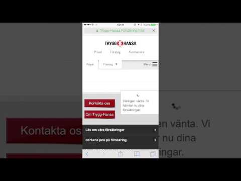 Inloggning till Mina sidor från mobilen