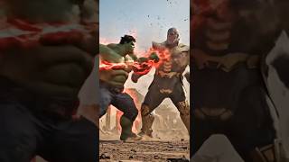 Hulk vs Thanos Epic Fight 😱 #shorts