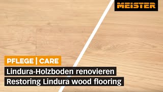 Lindura-Holzboden Renovieren Mit Dem Bona Recoat System Restoring Lindura Using Bona Recoat System