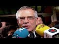 Josep Borrell, el ministro de Exteriores que molesta a los independentistas catalanes
