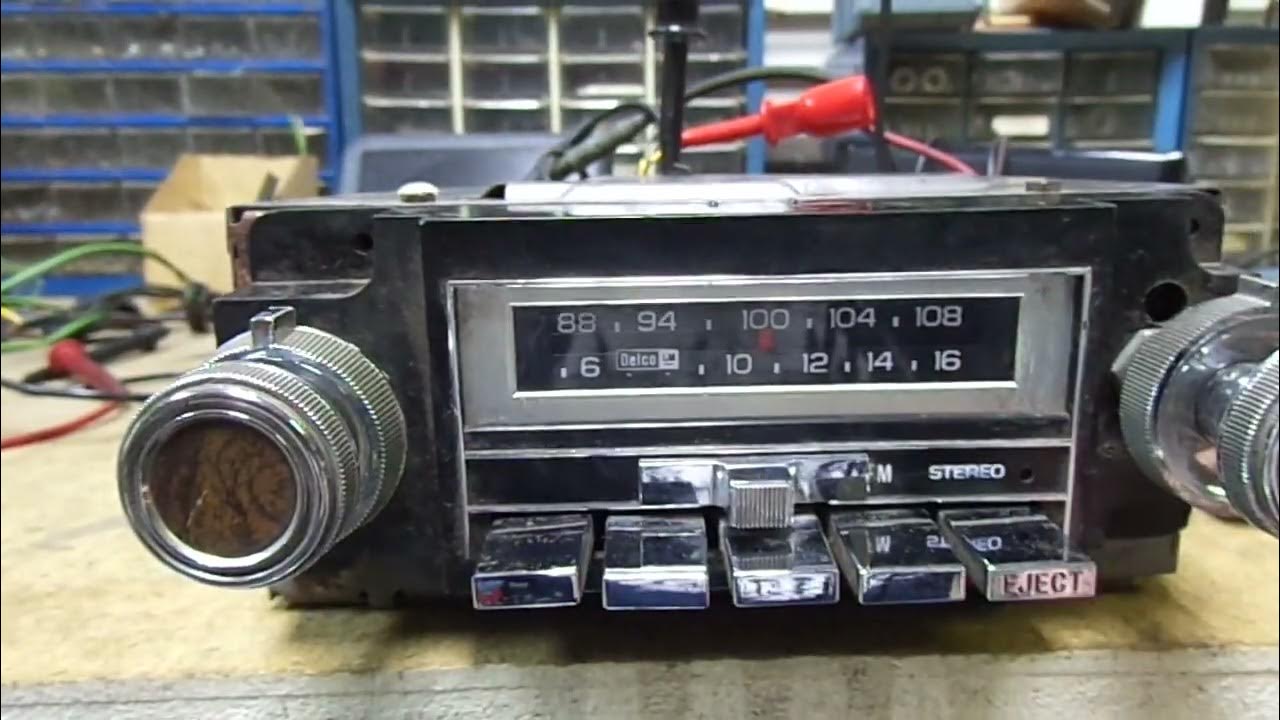 197887 GM Delco AM/FM Stereo 8Track Radio GM2700 7898510 YouTube