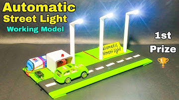 How to make automatic street light science project,Automatic street light school project