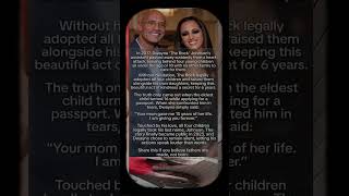 The Secret Dwayne 'The Rock' Johnson Kept for 6 Years: A Heartbreaking Promise Kept#shorts #therock