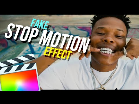 Fake stop motion effect tutorial for final cut pro x