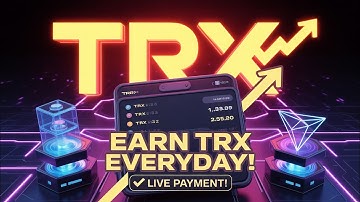 Best free Trx Mining site.Paying website.Zero invest.Mine Trx every day.Binance withdraw.