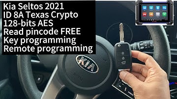 Kia Seltos 2021 — All Keys Lost | Autel IM608 Pro2 (Read PIN Code & Key & Remote Programming)