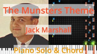 🎹Solo &amp; Chord, The Munsters Theme, Jack Marshall, Synthesia Piano