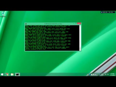 CMD Trick Tutorial #1:  Matrix Effect