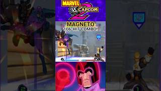MVC2 Magneto Infinite? 106-Hit Combo 😱