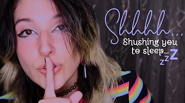 ASMR 🤫 Shh Shh Shh! | Gently Shushing You to Sleep | Close up, No Talking ~