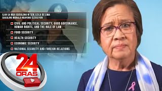 Sen. De Lima, umaasang makakamit ang hustisya at makakalaya kung sino man ang susunod... | 24 Oras