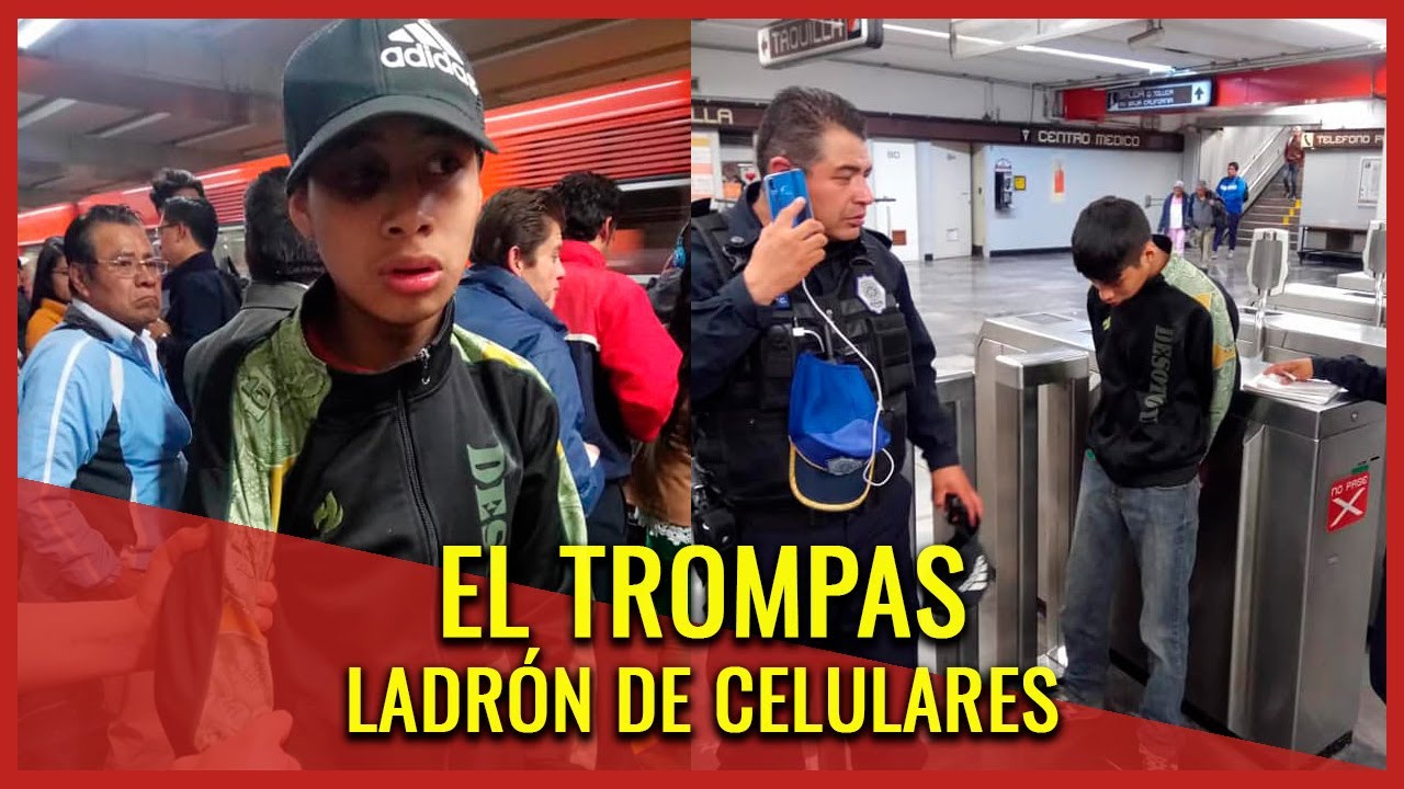 ME ROBARON mi CELULAR en el METRO en CDMX y DETENGO AL LADRÓN - YouTube