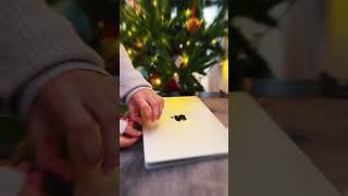 MacBook Air M2 Silver | Unboxing | Christmas Gift #shorts