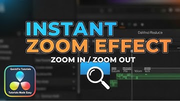 Create Instant Zoom-In/Zoom-Out Effects with Keyframes in DaVinci Resolve
