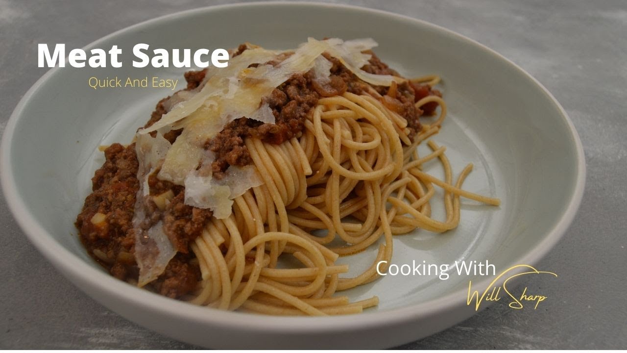 Quick and easy meat sauce YouTube