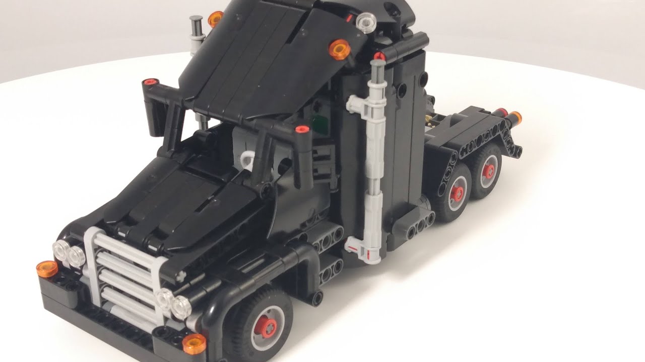 Mini RC American Style Semi Truck - 360 View - YouTube