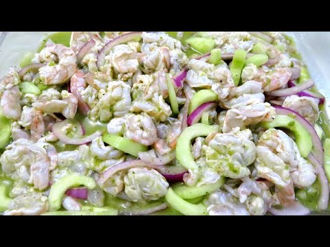 DELICIOSO AGUACHILE VERDE DE CAMARON - FACIL RECETA | Iris Cocinablog -  YouTube