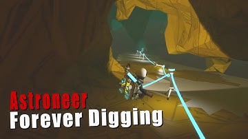 Digging Forever On Atrox In Astroneer