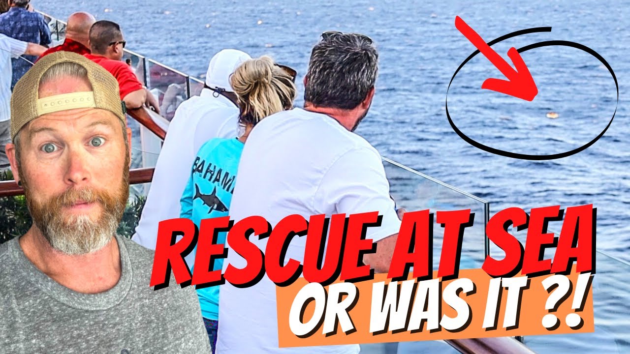 WE WITNESSED A RESCUE AT SEA ON CELEBRITY APEX!