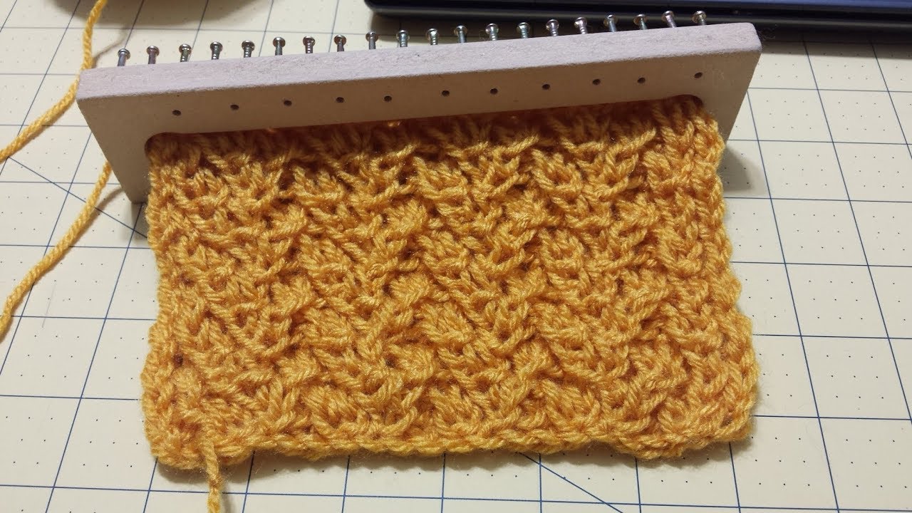 [Original de Norelizz]Punto Racimos pt1 telar adaptado Reversible