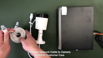 OOSSXX POE Surveillance Systems Set Up