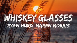 Morgan Wallen  - Whiskey Glasses ( Lyric Video ) | Luke Combs, Chris Stapleton