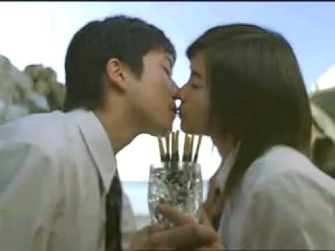 日本廣告: pocky百奇朱古力 夏の吻(石原里美)2006