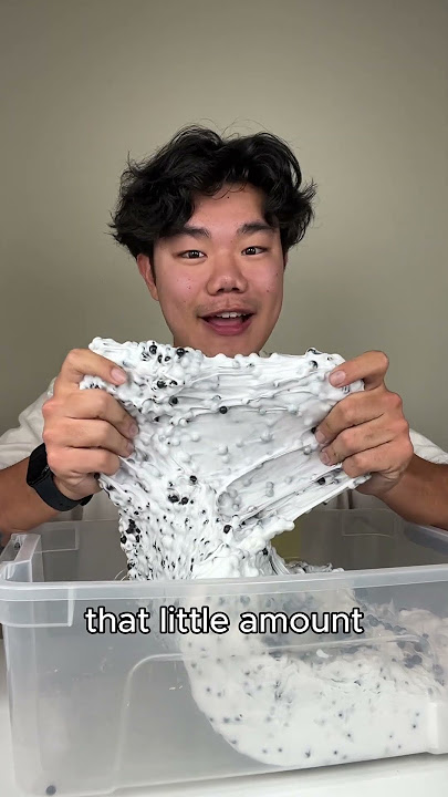 Adding 10,000 foam beads into slime?!
