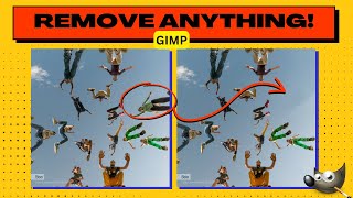 How to REMOVE ANYTHING from Photos Using GIMP (Remove People or Objects)