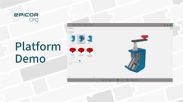 Platform Demo: Epicor CPQ for CAD/Solidworks Automation