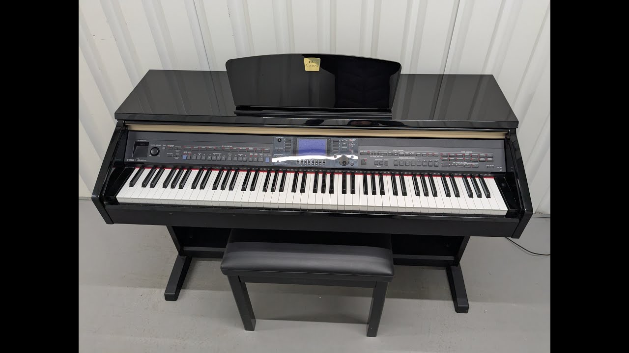 Yamaha Clavinova CVP-501 Digital Piano / arranger in glossy black