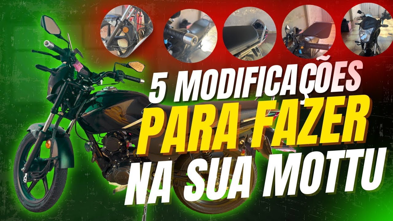 5 Modificações pra fazer na sua MOTTU TVS * veja isso