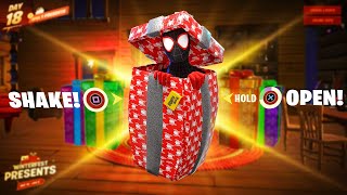 15th SPIDERMAN PRESENT IS READY TO OPEN in Fortnite!