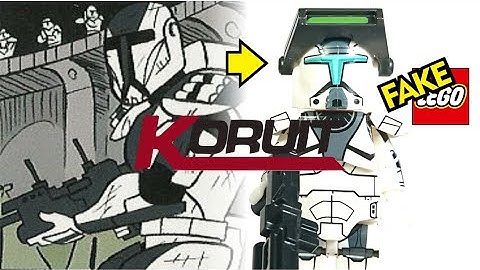 Fake Lego New Clone Commandos Tyto Clone Wars custom Minifigure by Koruit XP 371