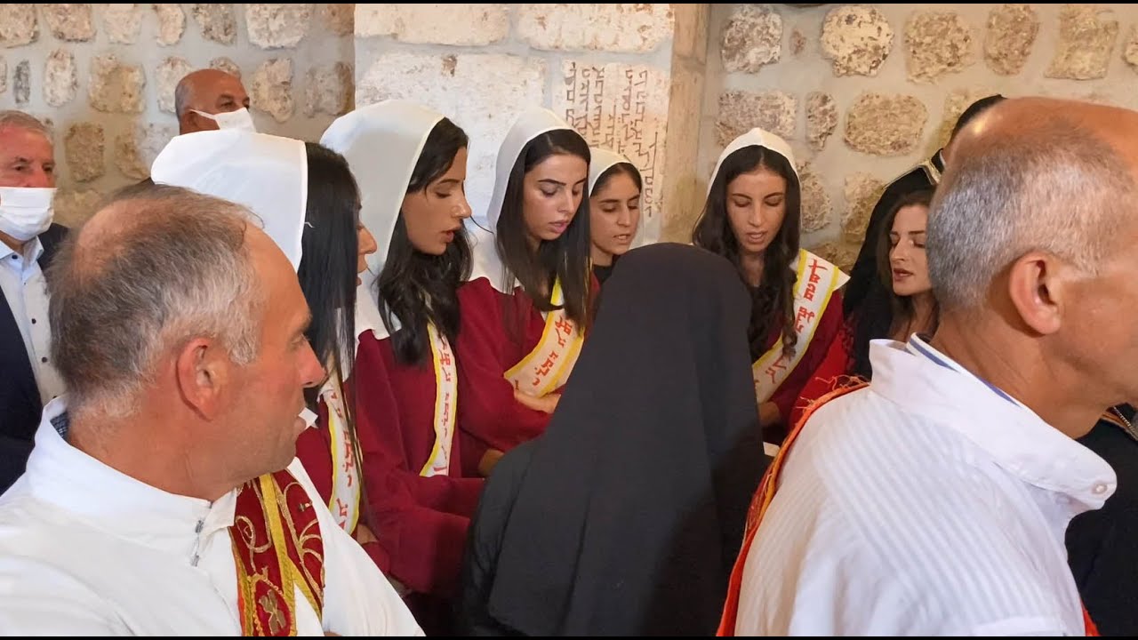 Midyat Zaz İzbırak Köyü Mor Dimet Kilisesi Açıldı | #Zaz, #Midyat, #izbirak,#Kiliseacilisi, #Suryani