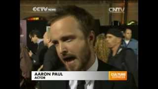 "Breaking Bad" star Aaron Paul races to the big screen
