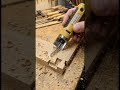 Mini Router Carves a Wooden Groove #Workshop #OddlySatisfying #WoodworkingProjects #toollovers