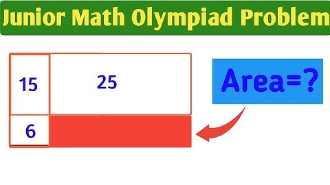 USA Junior Math Olympiad Problem|Find The Area Of The Red Shaded Region?|AMC Problem 