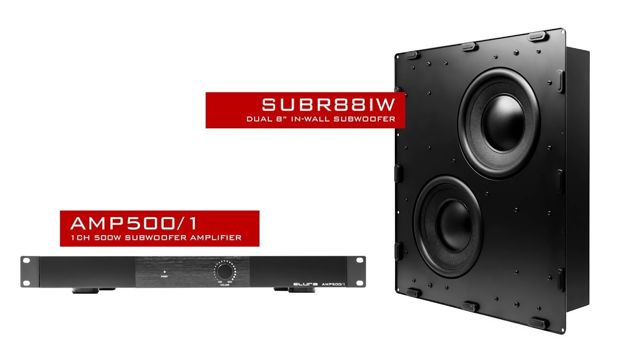 Elura SUBR88IW and AMP500/1 YouTube
