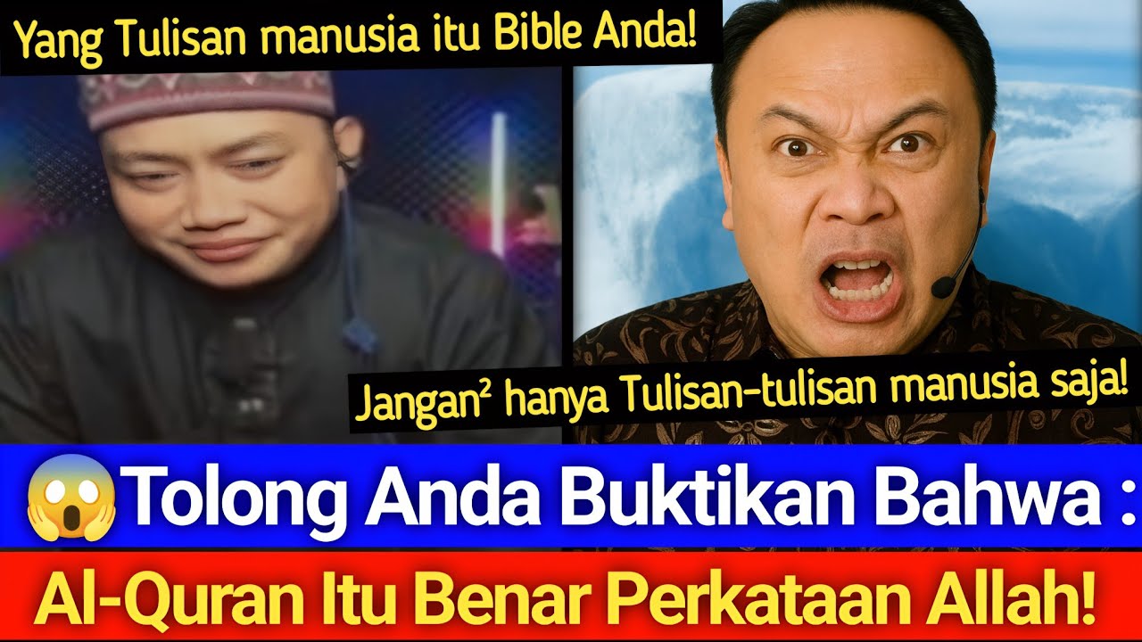 PENDETA VS USTADZ YUSUF! Tolong Anda Buktikan Bahwa Qur'an Benar-benar Perkataan Allah - Debat Panas