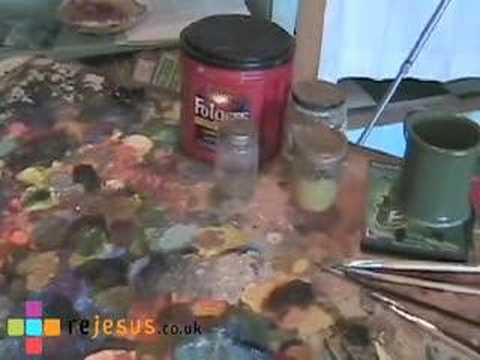Jim Janknegt paints The Rich Fool for rejesus.co.uk p1 - YouTube