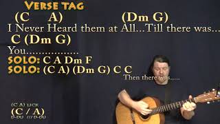 Till There Was You the Beatles Strum Guitar Cover Lesson In C With Chordss