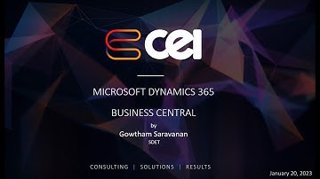 Automating Microsoft Business Central - AL Test and Microsoft Playwright by Gowtham Saravanan