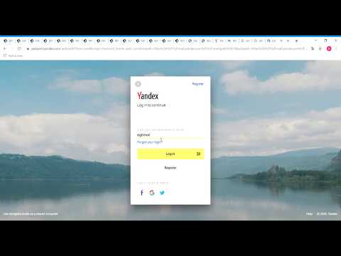 Video: Cómo Iniciar Sesión En Yandex