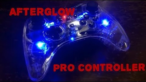 Afterglow WiiU pro controller review