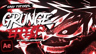 How to Make GRUNGE Effect in After Effects (Easy Tutorial)