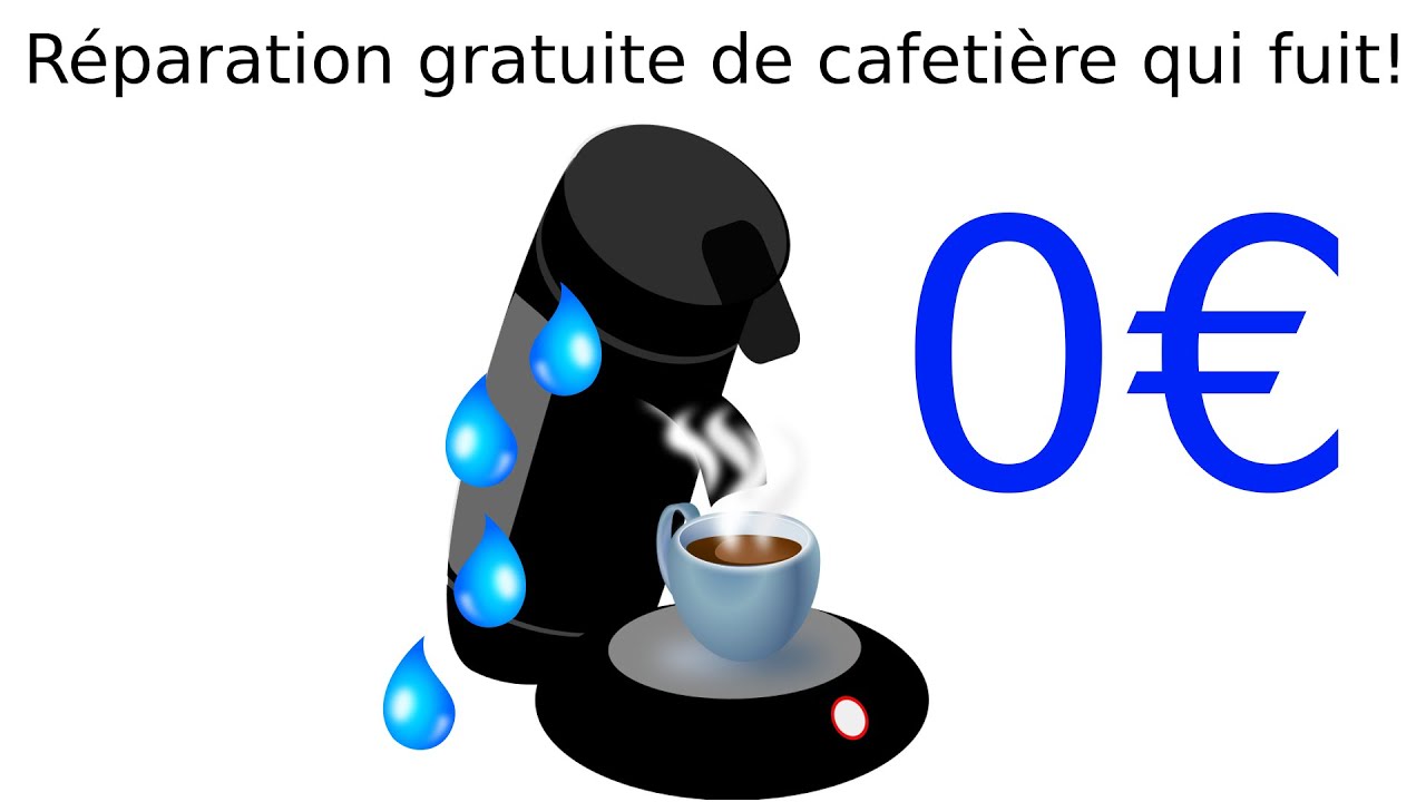 Ma cafetière Nespresso fuit de l'eau réparation pour 0