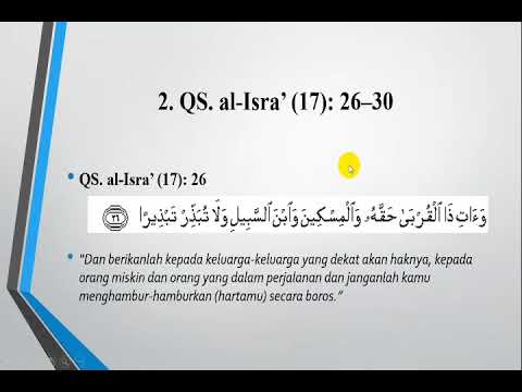 Ayat Dan Hadits Tentang Pola Hidup Sederhana Youtube