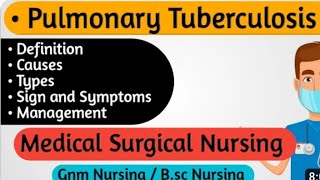 Tuberculosis - causes, symptoms, diagnosis, treatment, pathology #nursing #viral #meditation