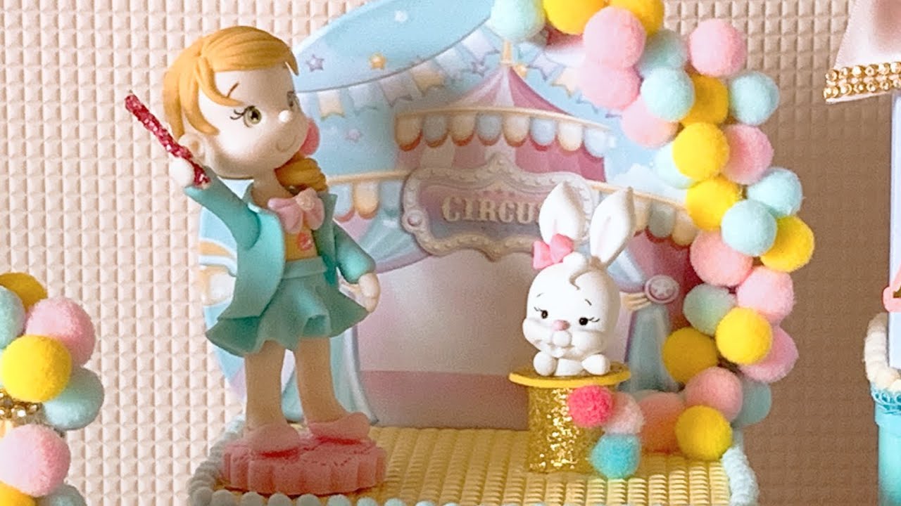 Caixa Cenário Circo Menina PAP